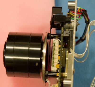 Sensor and lens detail